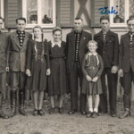 Familie Hermine und Walter Papendieck mit Töchtern und Söhnen